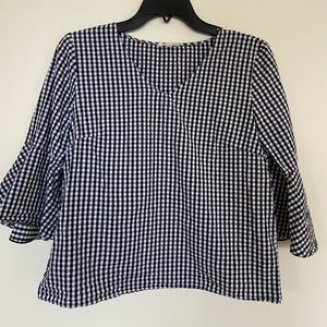 Black and White Checkered Shirt